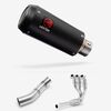 Lextek Carbon Fibre CP9C Full Exhaust System for Triumph Street Triple 765 2017-2024