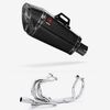 Lextek Carbon Fibre XP8C 210mm Exhaust with Link pipe for Honda VFR800 2014-2021