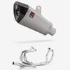 Lextek Matt Stainless Steel XP10 210mm Exhaust with Link pipe for Honda VFR800 2014-2021