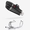 Lextek Carbon Fibre XP13C 210mm Exhaust with Link pipe for Honda VFR800 2014-2021