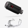 Lextek Carbon Fibre CP8C 150mm Exhaust with Link pipe for Honda VFR800 2014-2021