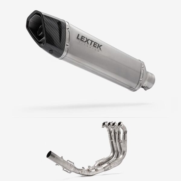 Lextek Titanium ST4 350mm Exhaust System for BMW S1000 RR 2019-2022