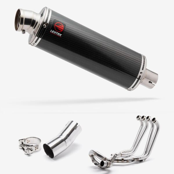 Lextek Stainless Steel OP8C Full Exhaust System for Honda CB1000R (18-24)