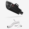 Lextek Carbon Fibre XP8C 210mm Exhaust with Link Pipe for BMW F900 R/XR 2021-2024