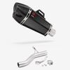 Lextek Carbon Fibre XP13C 210mm Exhaust with Link Pipe for BMW F900 R/XR 2021-2024