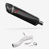 Lextek Carbon Fibre SP7C 400mm Exhaust with Link Pipe for BMW F900 R/XR 2021-2024