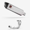 Lextek Matt Stainless Steel VP1 300mm Exhaust System for Yamaha Tracer 9 GT 2021-2024