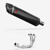 Lextek Carbon Fibre SP7C 400mm Exhaust System for Yamaha Tracer 9 GT 2021-2024