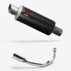 Lextek Carbon Fibre GP8C 240mm Exhaust System for Lexmoto Aura 2021-2024