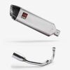 Lextek Matt Stainless Steel VP1 300mm Exhaust System for Lexmoto Aura 2021-2024