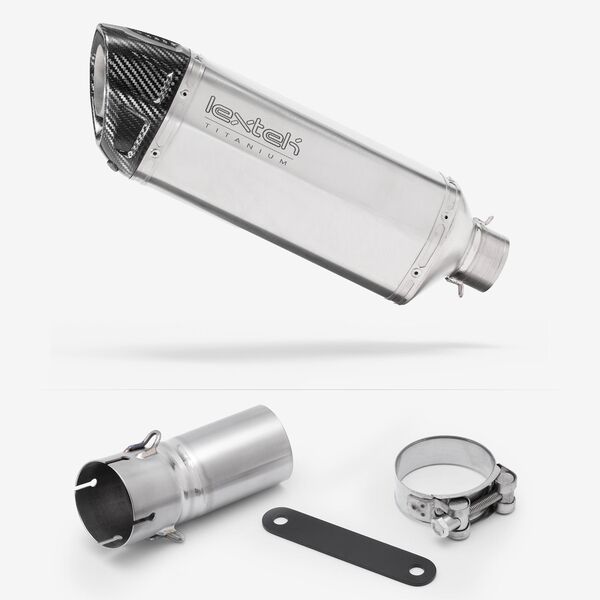 Lextek Titanium ST9 300mm Exhaust with Titanium Link Pipe for BMW R1300 GS 2023-2025