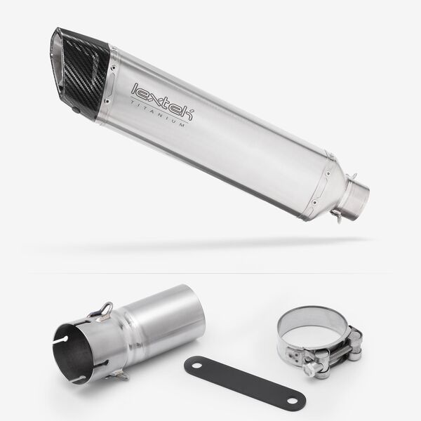 Lextek Titanium ST8 400mm Exhaust with Titanium Link Pipe for BMW R1300 GS 2023-2025