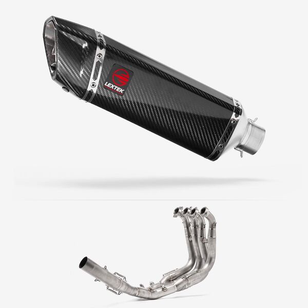 Lextek Titanium ST6C 300mm Exhaust System for BMW S1000 RR 2019-2022