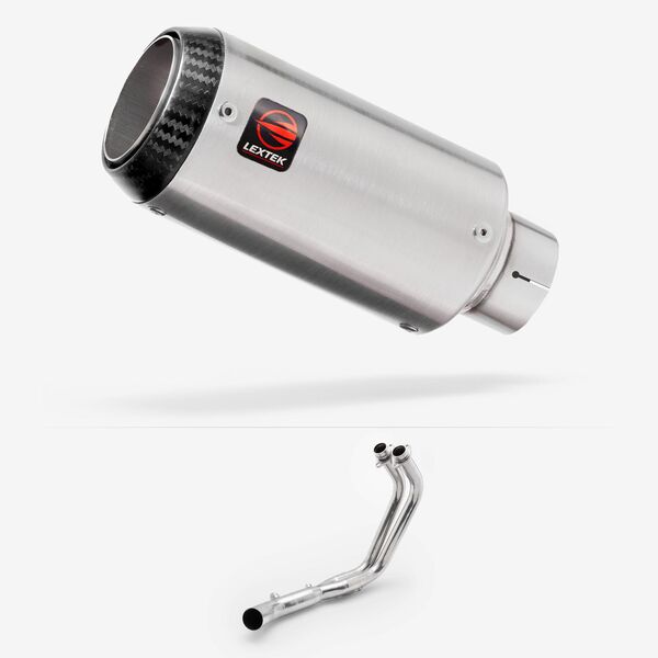 Lextek Stainless Steel CP1 150mm Exhaust System for Kawasaki Ninja 650 2017-2024