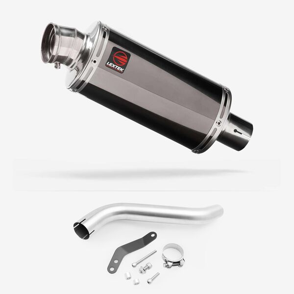 Lextek Dark Tint Stainless Steel OP16 250mm for Honda XL 750 Transalp 2023-2026