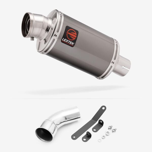 Lextek Dark Tint Stainless Steel OP15 200mm for Triumph Speed Triple 1200 2021-2024