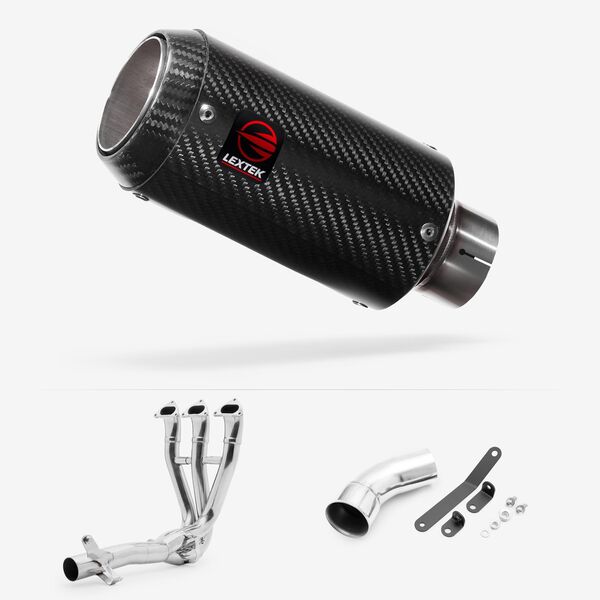 Lextek Carbon Fibre CP8C 150mm Full system for Triumph Speed Triple 1200 2021-2024