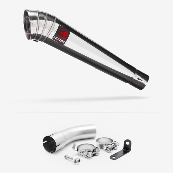 Lextek Stainless Steel MP4 300mm with Link pipe for Suzuki GSX-S 1000 GX 2024-2026
