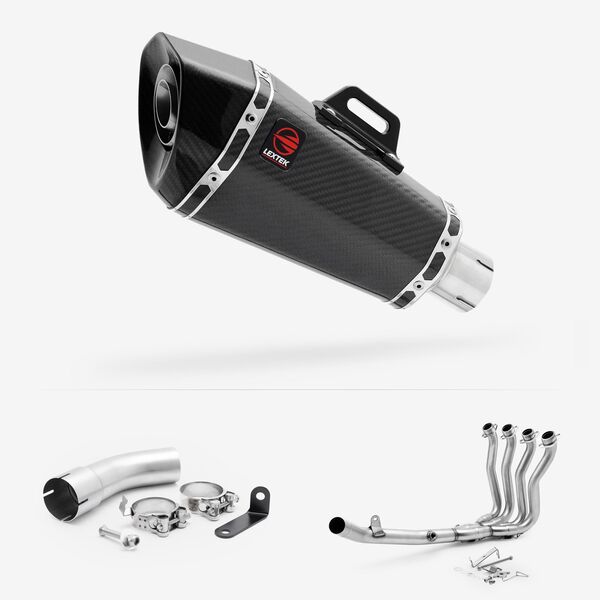Lextek Carbon Fibre XP8C 210mm Full system for Suzuki GSX-S 1000 GT/GX 2021-2026