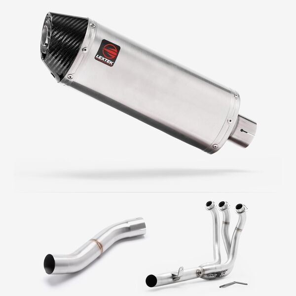 Lextek Stainless Steel RP2 300mm High Level Full system for Yamaha MT-09 2024-2026