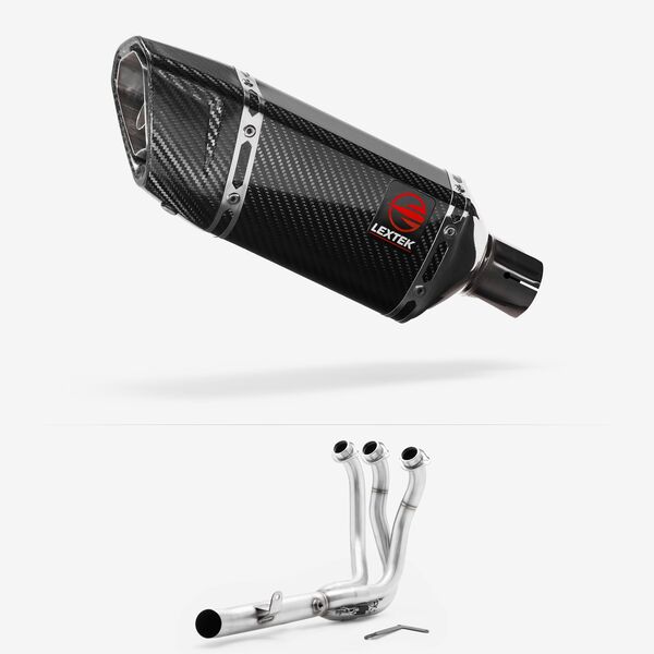 Lextek Carbon Fibre SP11C 200mm Low Level Full System for Yamaha MT-09 2024-2026