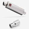 Lextek Stainless Steel OP1 Matt Exhaust 350mm with Link Pipe for Lexmoto Adrenaline (EFI) 125