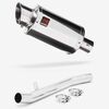 Lextek Stainless Steel YP4 Stubby Exhaust 200mm with Link Pipe for Suzuki GSF1200 Bandit (96-06)