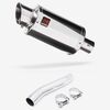 Lextek Stainless Steel YP4 Stubby Exhaust 200mm with Link Pipe for Suzuki GSXR 600/750 (08-10)