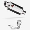 Lextek Stainless Steel YP4 Stubby Exhaust System 200mm Single Sided Exhaust System