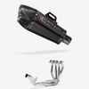 Lextek Carbon Fibre XP13C Exhaust System 210mm Single Sided for Kawasaki Z1000SX (10-19)