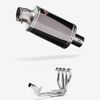 Lextek Dark Tint Stainless Steel OP15 Full Exhaust System 200mm Single Sided