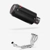 Lextek Carbon Fibre CP8C Exhaust System 150mm for Suzuki GSXR 1000 (17-