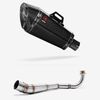Lextek Carbon Fibre XP8C Exhaust System 210mm Low Level for Honda MSX Grom 125 (13-16)