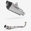Lextek Stainless Steel XP10 Matt Exhaust System 210mm Low Level for Honda MSX Grom 125 (13-16)