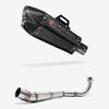 Lextek Carbon Fibre XP13C Exhaust System 210mm Low Level for Honda MSX Grom 125 (13-16)