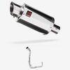 Lextek Stainless Steel YP4 Stubby Exhaust System 200mm Single Underseat