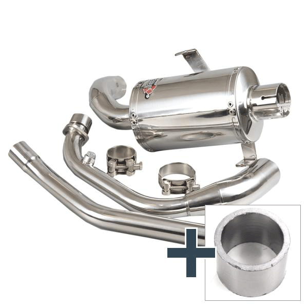 Lextek Stainless Steel Exhaust Header with Gasket for Lexmoto LXS 125 Euro 5