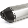 Lextek Stainless Steel SA1 Matt Hexagonal Exhaust 400mm for Lexmoto Adrenaline 125