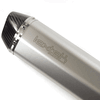 Lextek Stainless Steel SA1 Matt Hexagonal Exhaust 400mm for Lexmoto Adrenaline 125