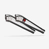 Lextek 2 x MP4 Stainless Steel Exhaust Silencer 51mm Slip-on