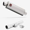 Lextek Stainless Steel OP1 Matt Exhaust 350mm with Link Pipe