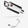 Lextek Stainless Steel YP4 Stubby Exhaust System 200mm for Honda CBF 125 (08-16)