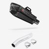 Lextek Carbon Fibre XP13C Exhaust 210mm with Link Pipe for Suzuki GSXR 600/750 (08-10)