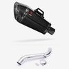 Lextek Carbon Fibre XP8C Exhaust 210mm with Link Pipe
