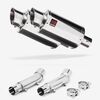 Lextek Stainless Steel YP4 Stubby Exhaust 200mm with Link Pipe for Honda CB900 F Hornet (01-09)