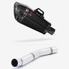 Lextek Carbon Fibre XP8C Exhaust 210mm with Link Pipe for Kawasaki Z750 (07-12)