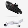Lextek Carbon Fibre XP8C Exhaust 210mm with Link Pipe for Honda CBR600 F (87-90)