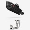 Lextek Carbon Fibre XP8C Exhaust System 210mm Low Level for Yamaha MT-09 (13-20)