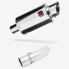Lextek Stainless Steel YP4 Stubby Exhaust 200mm with Link Pipe for BMW F800 GS (08-19) GT (13-19)