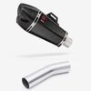 Lextek Carbon Fibre XP13C 210mm Exhaust with Link Pipe for Kawasaki ZX-10R Ninja (08-10)